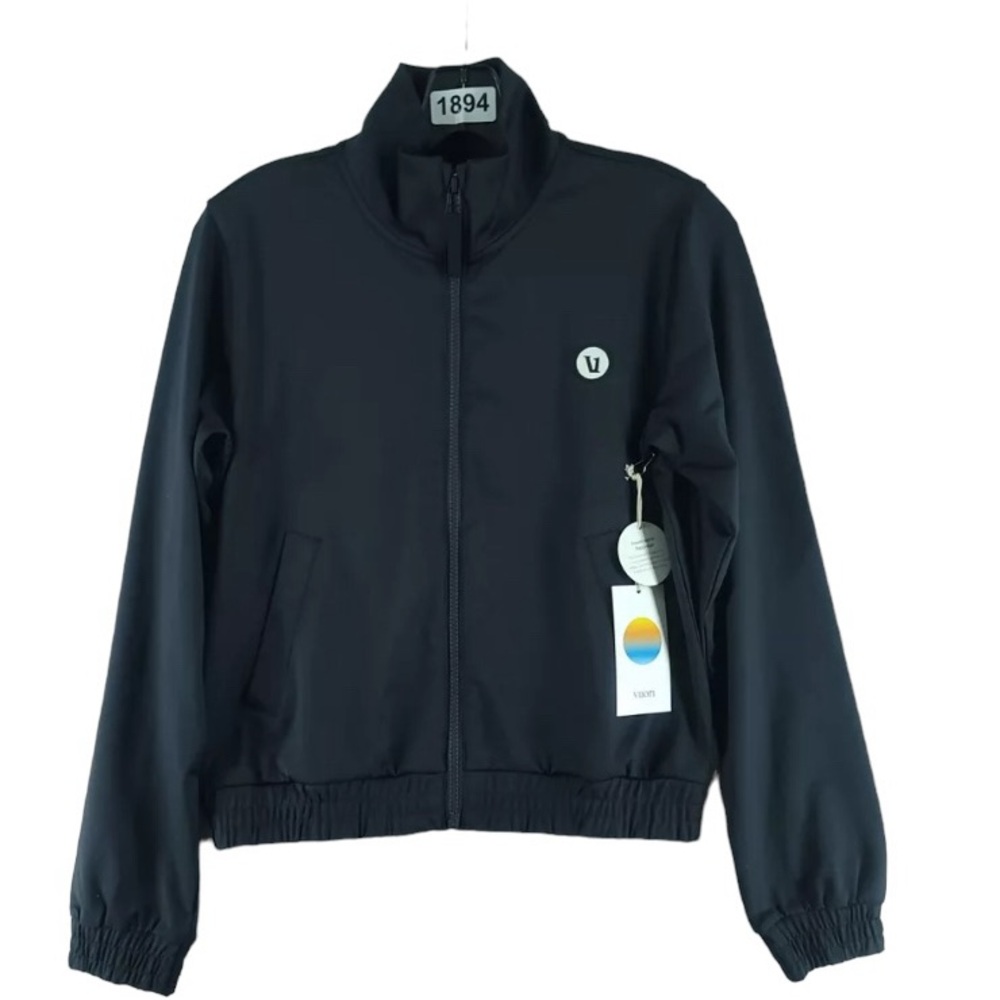 Vuori Navy Full-Zip Bomber Jacket